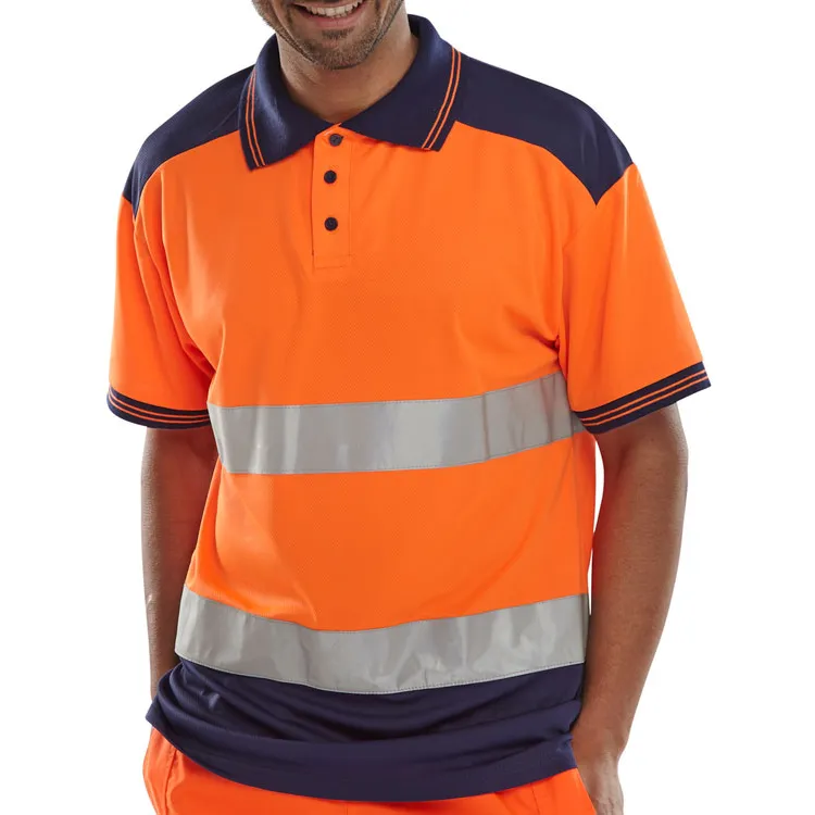 Beeswift Hi-Vis Two-Tone Polo Shirt